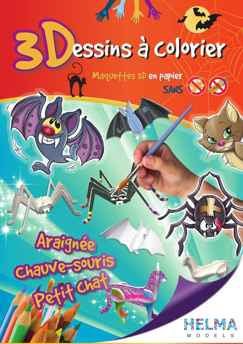 Araignée, Chauve-souris et Petit Chat